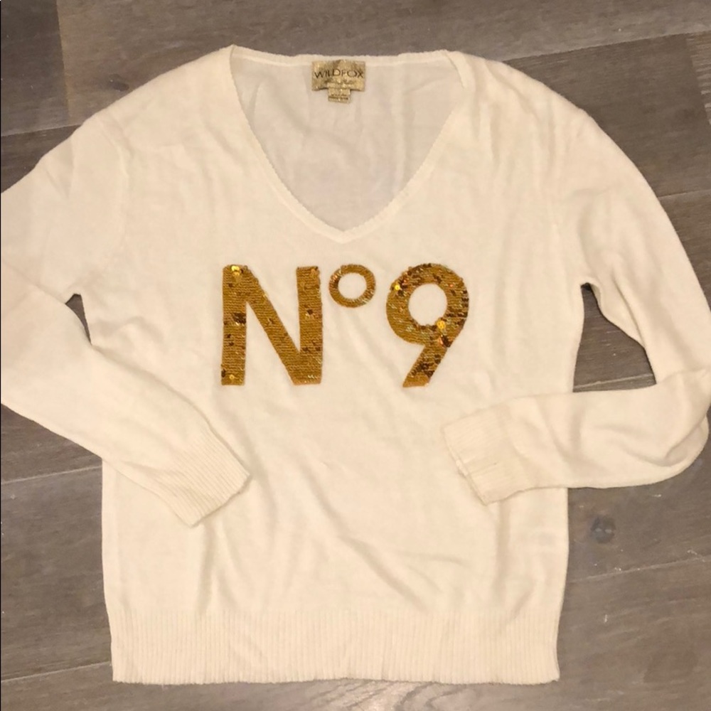 Wildfox Sequin Sweater sz S